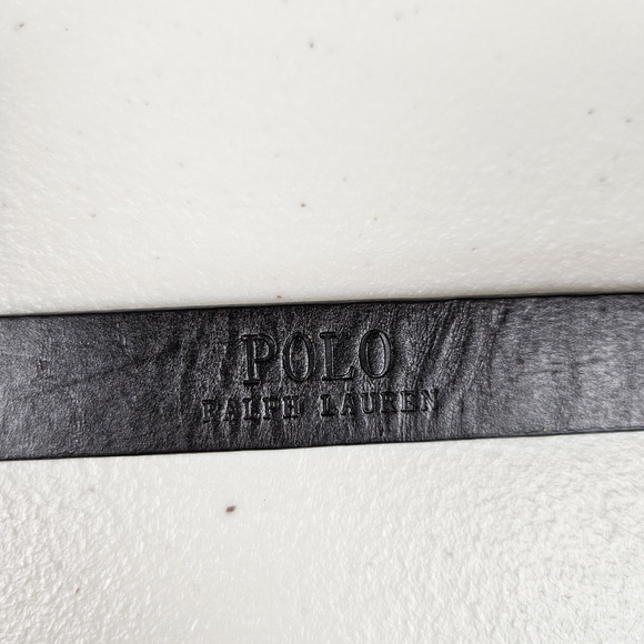 Polo Ralph Lauren Belt Womens M Suede Leather Rhinestone Western Black NFR Rodeo main image 5